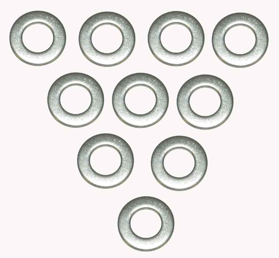 Washer, Flat 10mm Stainless - Pack Of 10