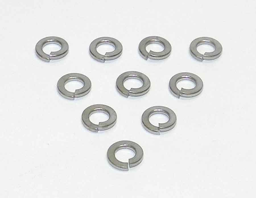 Washer, Lock 6mm Stainless - Pack Of 10