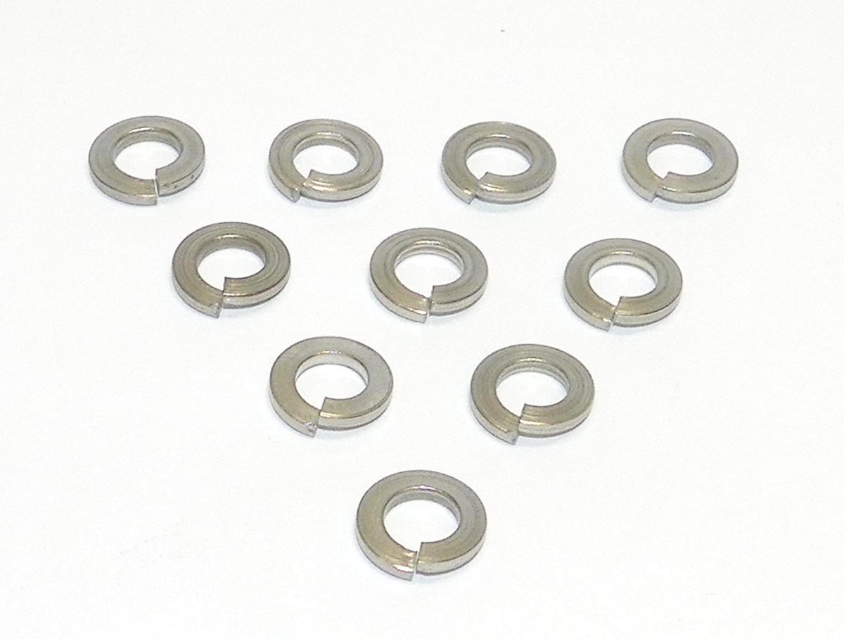 Washer, Lock 8mm Stainless - Pack Of 10