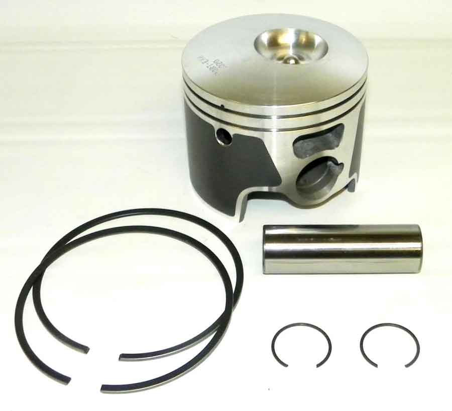 Piston Kit Johnson / Evinrude 200 - 250 Hp 3.3L E-Tec 04-14 Port .020 Over OEM#: 5005912 âOEM#: 5005912, 5006534, 5006739