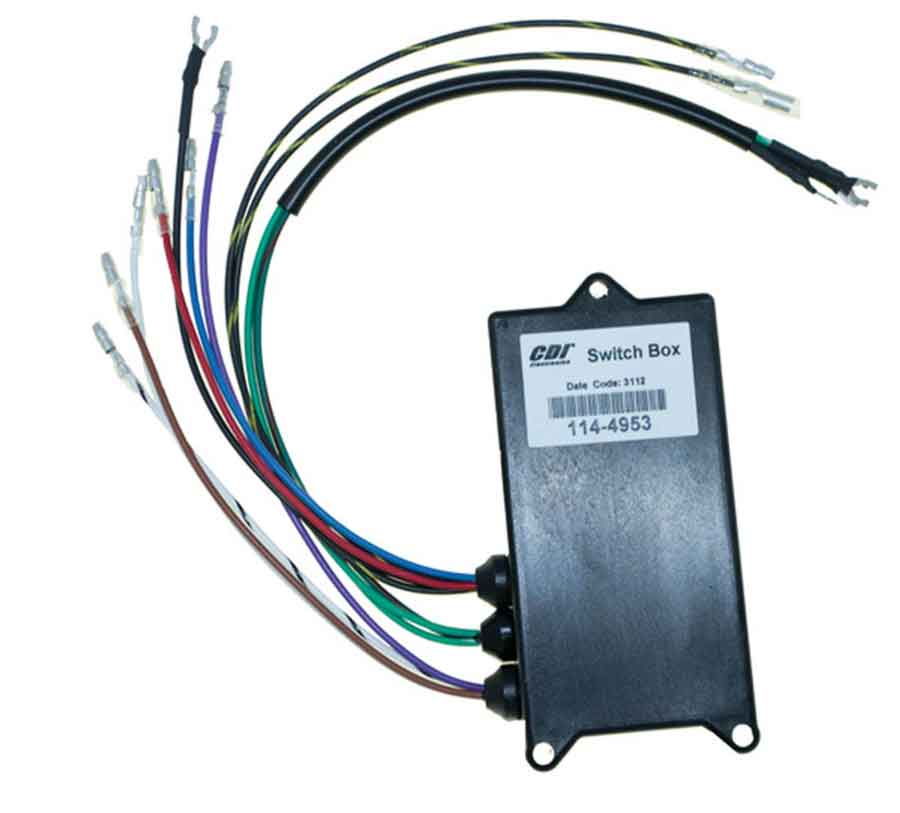 Switch Box Force / Mercury / Mariner 70 - 95 Hp 3 Cyl 91-98 OEM# 18495A12,