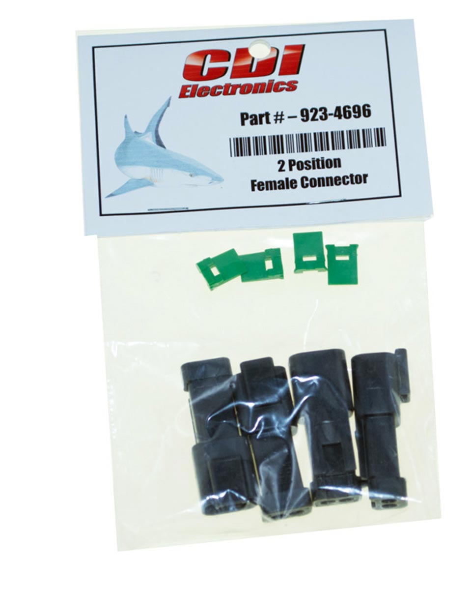 Deutsch Receptacle, 2-Pin W/Locking Wedge SKU: 923-4696