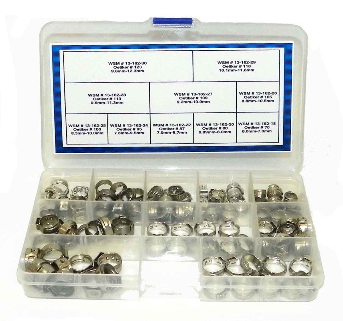 Hose Clamp, Oetiker Clamp Kit 5.3mm-11.8mm