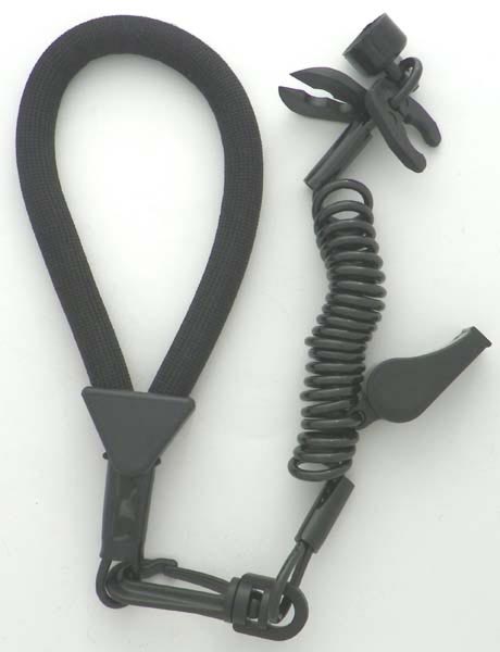 Lanyard, Wrist Non DESS - Black / Black