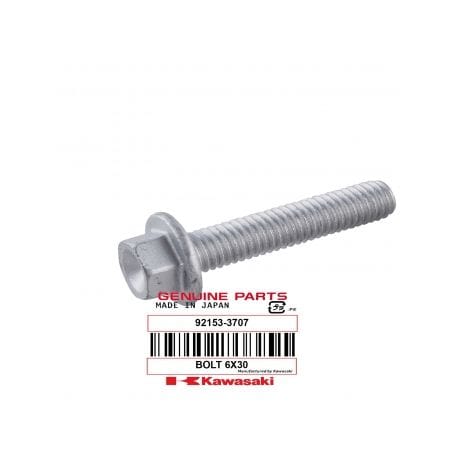 Bolt 6 x 30 Kawasaki OEM# 92153-3707