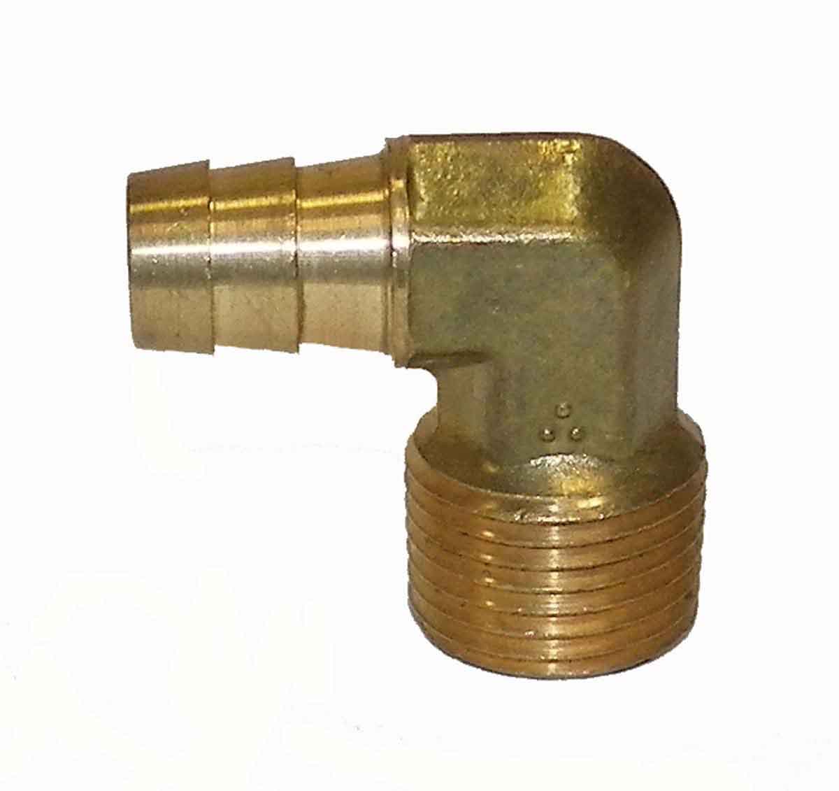 Hose Barb 90 Degree Elbow 1/2'' Hose x 1/2'' Male