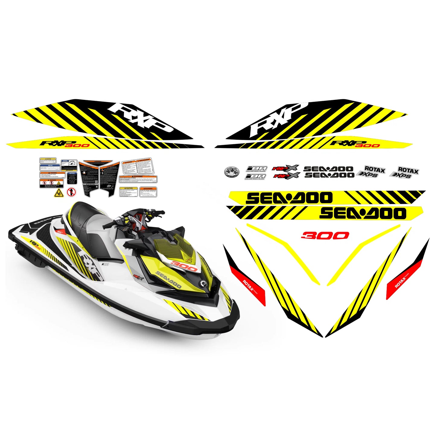 Decal Rear Lateral Right Sea-Doo OEM# 219904824