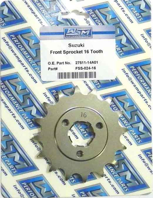 Sprocket, Front Suzuki 600 - 800 OEM# 27511-14A01