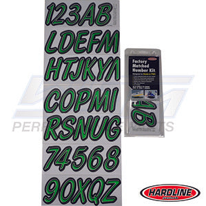 ID Sticker Kit Kiwi Green/ Black