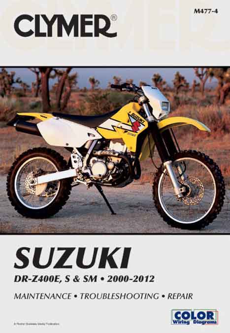 Service Manual Suzuki 400 DRZ 00-12