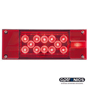 Tail Light, LED Waterproof 8-1/16'' x 2-13/16''