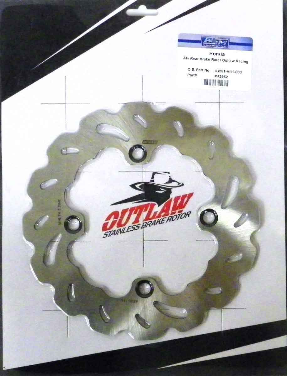 Brake Rotor, Rear Honda 400 TRX-EX 99-14 OEM# 43251-HN1-003