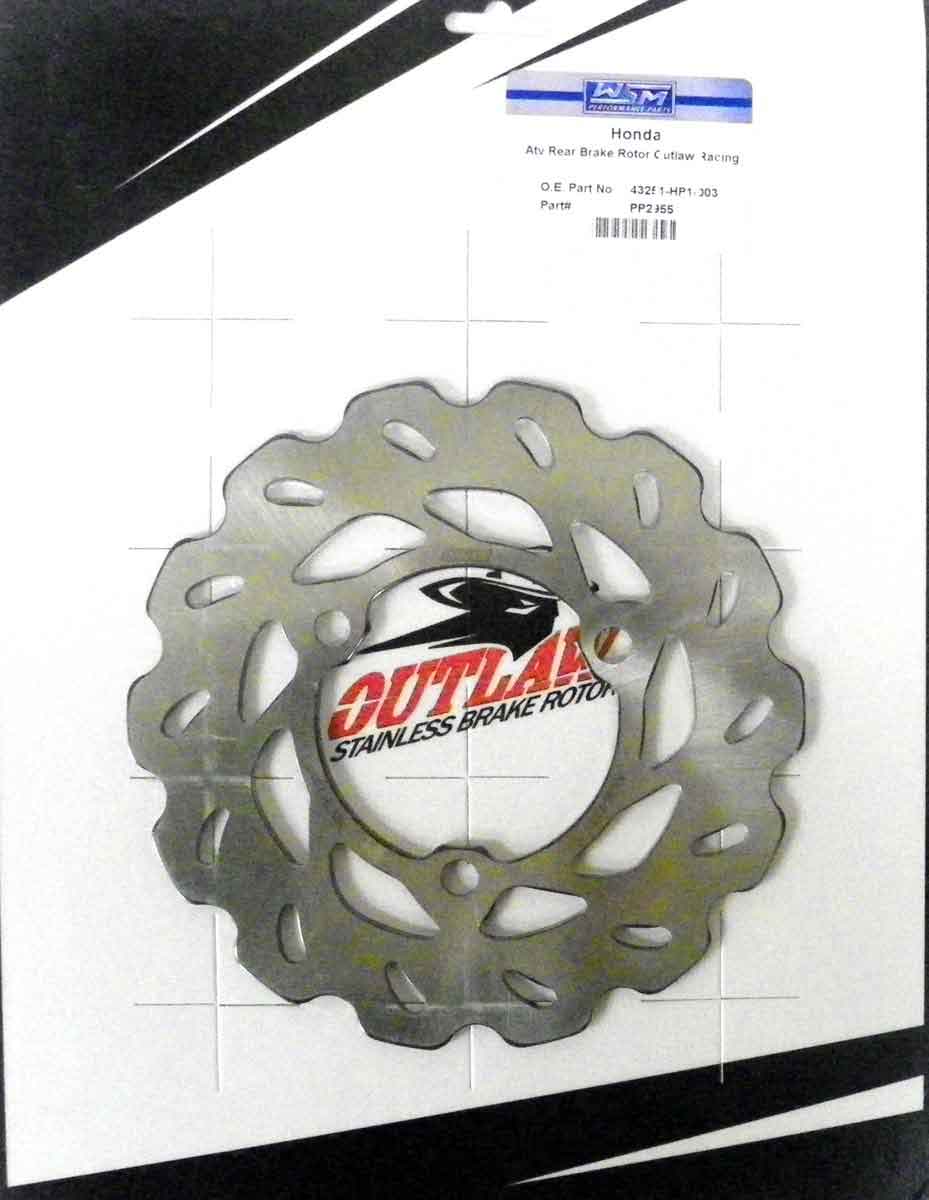 Brake Rotor, Rear Honda 450 TRX 04-14 OEM# 43251-HP1-003