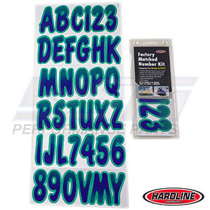 ID Sticker Kit Purple / Teal