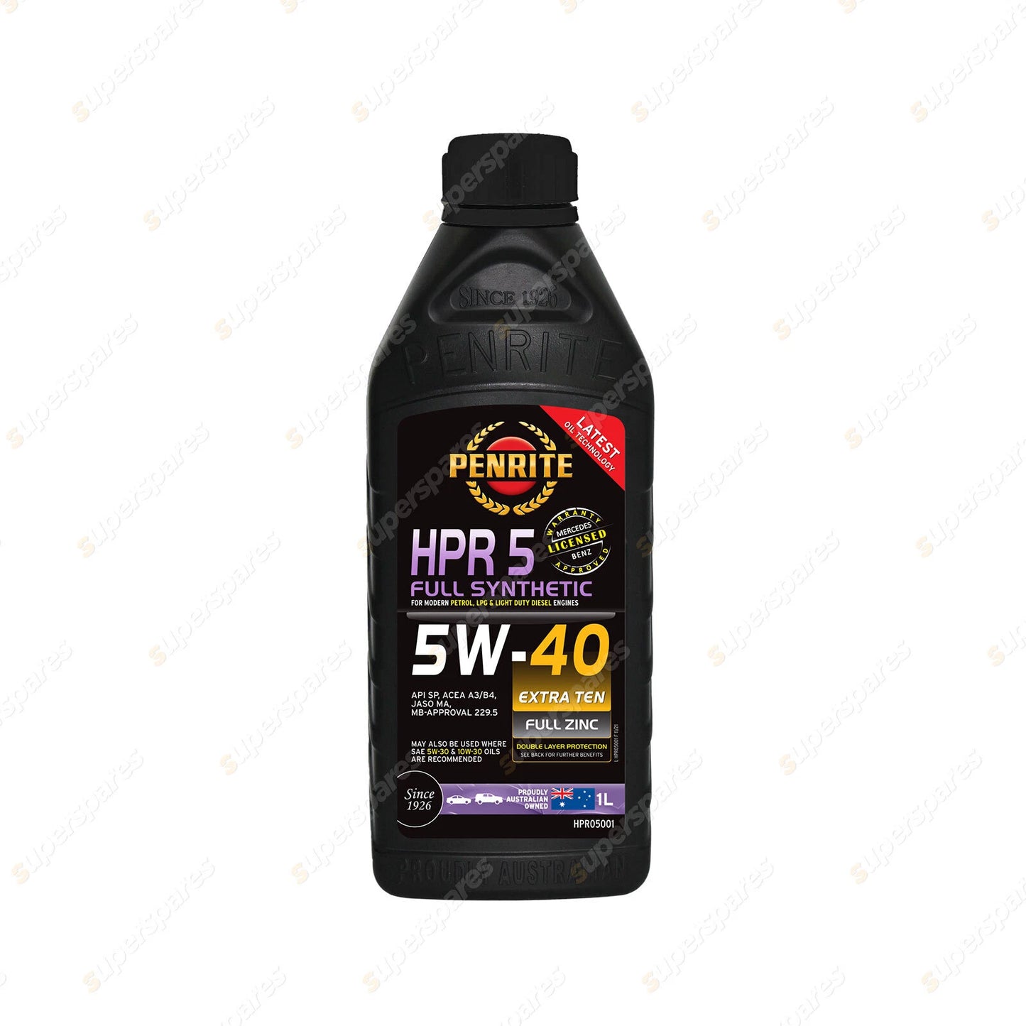 Penrite Oil - HPR 5 5W-40 (Full Synthetic) 1 Litre