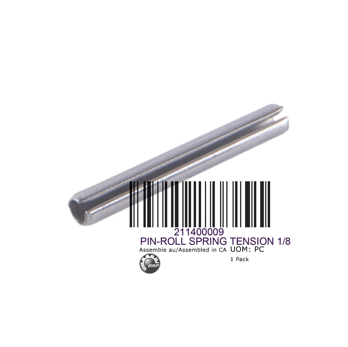 Pin-Roll Spring Tension 1/8 Sea-Doo OEM# 211400009