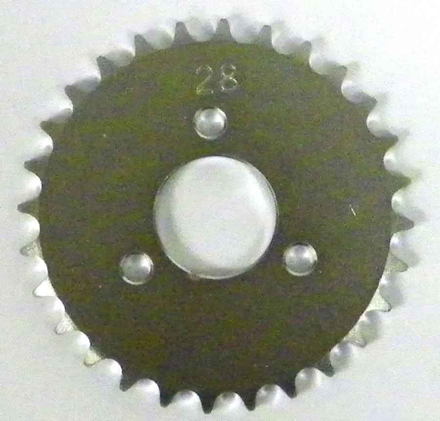 Sprocket, Rear Kawasaki / Suzuki 50 KDX / JR OEM# 42041-S007,