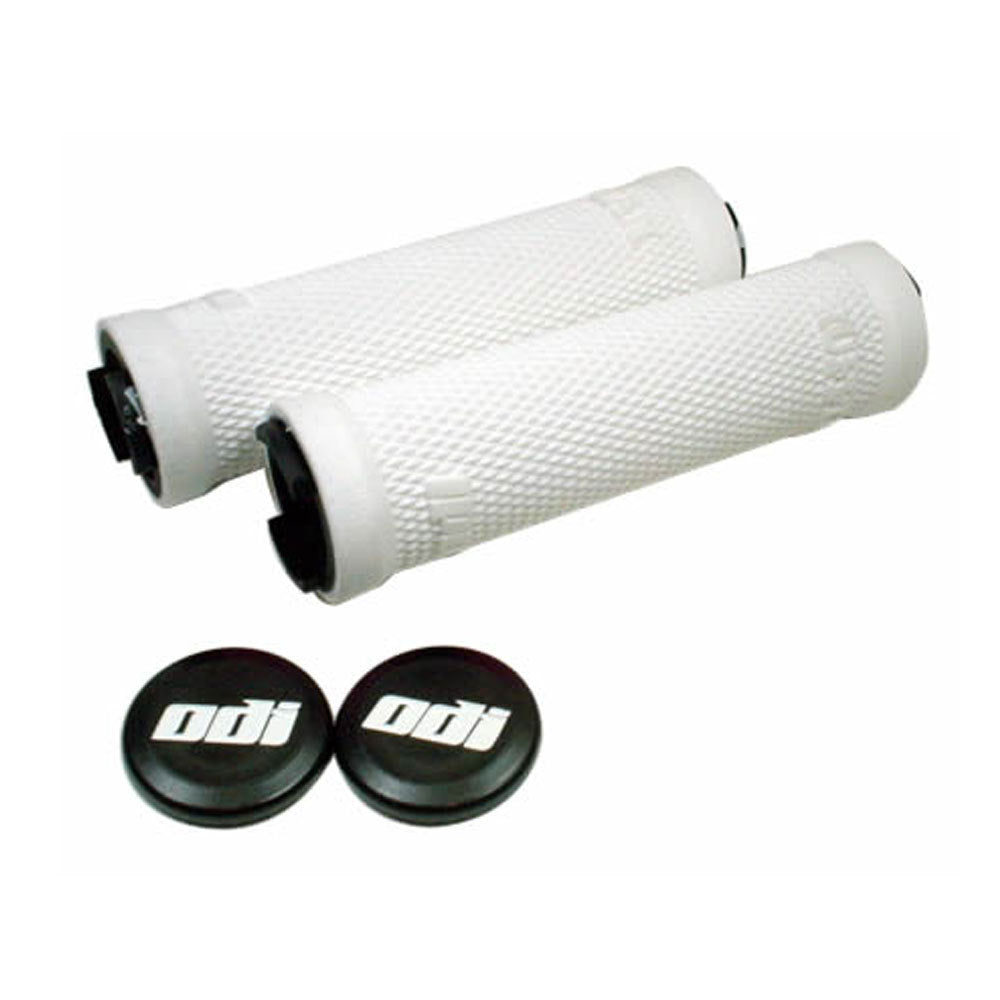 ODI Ruffian PWC Lock on Grips Bonus Pack SKU: L31RFW - B White/Black