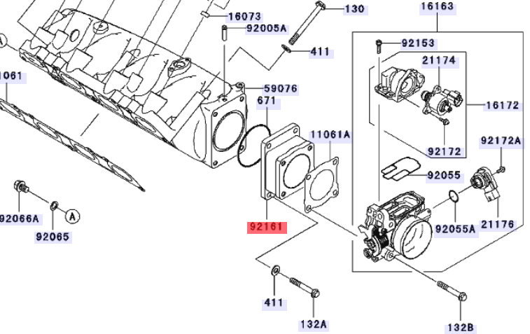 Damper - Kawasaki OEM 92161-3771