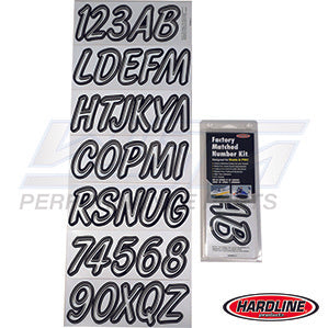 ID Sticker Kit White / Black