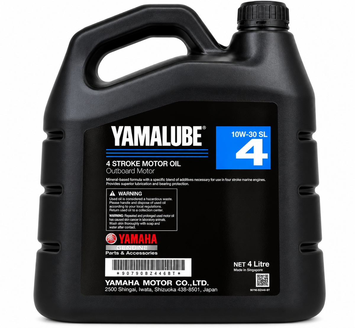 Yamalube - 10W-30 SL 4 Stroke Engine Oil - 4 Litre