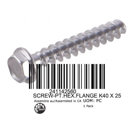 Hex. Flange Screw K40 X 25 - Sea-Doo OEM # 241142560
