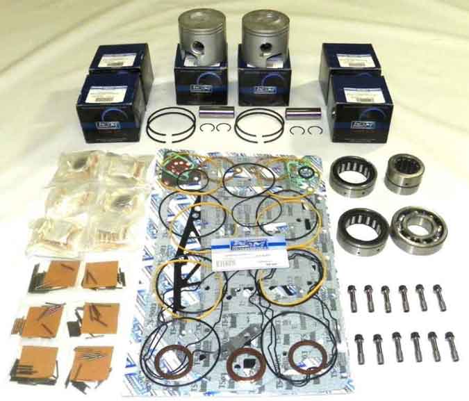 Powerhead Rebuild Kit - Mercury / Mariner 200-250 HP 3L Optimax .020 Over (2014, 2018) | WSM 100-47-12