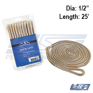 Dock Line 1/2'' x 25' Nylon Gold OEM#: âOEM#: