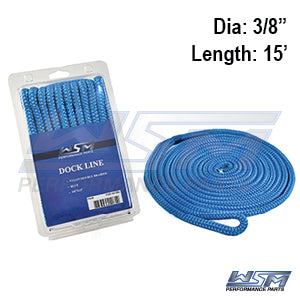 Dock Line 3/8'' x 15' Nylon Blue OEM#: âOEM#: