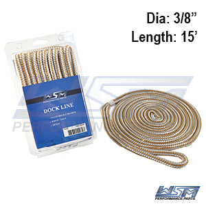 Dock Line 3/8'' x 15' Nylon Gold OEM#: âOEM#: