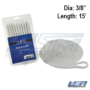 Dock Line 3/8'' x 15' Nylon White OEM#: âOEM#:
