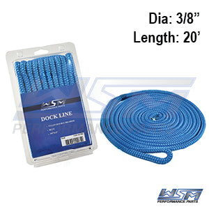Dock Line 3/8'' x 20' Nylon Blue OEM#: âOEM#: