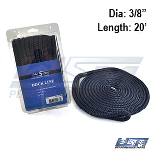 Dock Line 3/8'' x 20' Nylon Navy Blue OEM#: âOEM#: