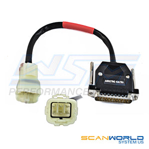 Diagnostic Cable Arctic Cat 6P with red tape for M1100 engines