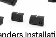 Sea-Doo Snap-in Fenders Installation Kit - 295100550