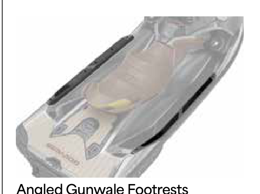 Sea-Doo Angled Gunwale Footrests - 295100793