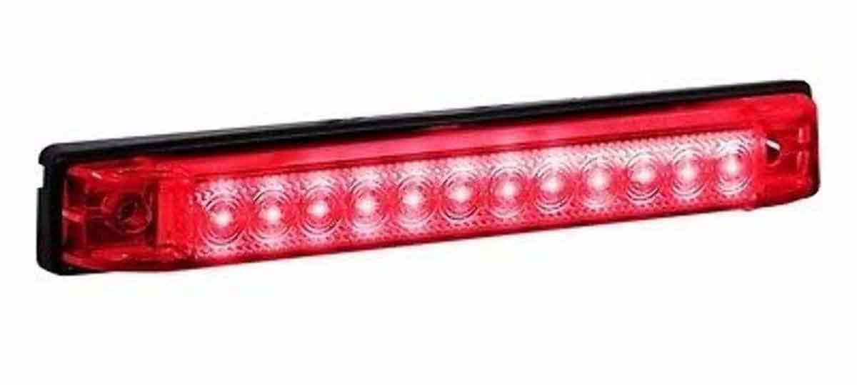 Lights, L.E.D. Slim Line 4'' Red