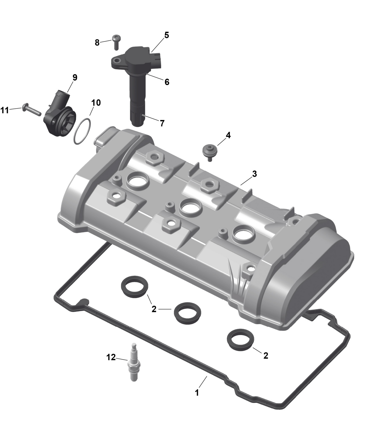 Valve Cover Coil Gasket Sea-Doo OEM# 420250240
