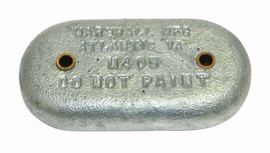 Oval Plate - 2 hole 8 1/2 X 4