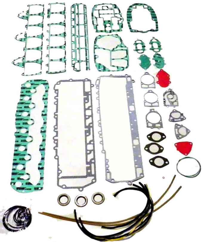 Gasket Kit, Powerhead Mercury 90 - 140 Hp Inline 6 Cyl 73-88 OEM# 27-60476A73,