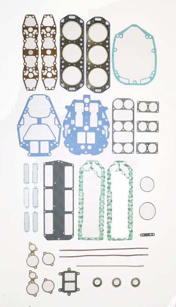 Gasket Kit, Powerhead Mercury 150 / 175 Hp 6 Cyl 76-91 OEM# 27-11338A88