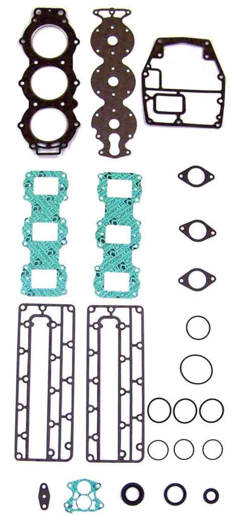 Gasket Kit, Powerhead Yamaha 75 - 90 Hp 3 Cylinder 84-09 OEM# 688-W0001-00-00,