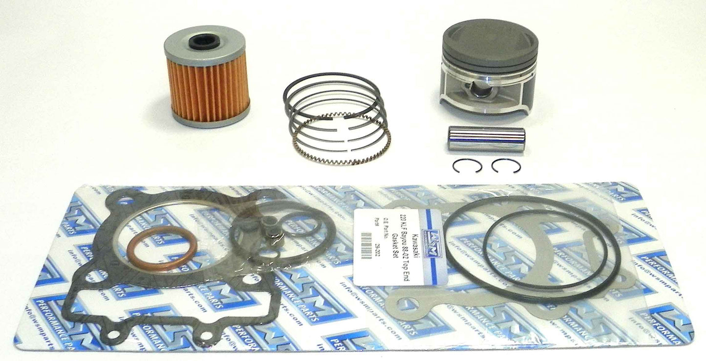 Top End Rebuild Kit Kawasaki 220 Bayou 88-02 Standard