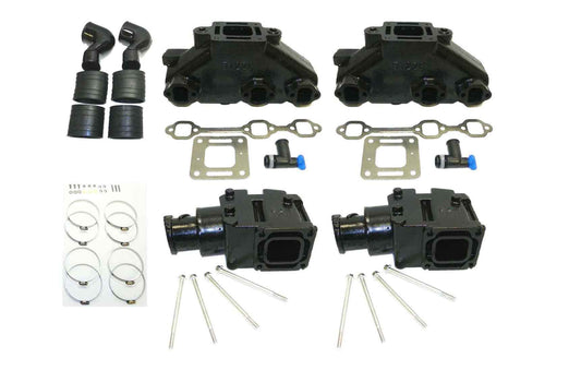 Exhaust Manifold Conversion Kit Mercruiser V6 4.3L 96-00