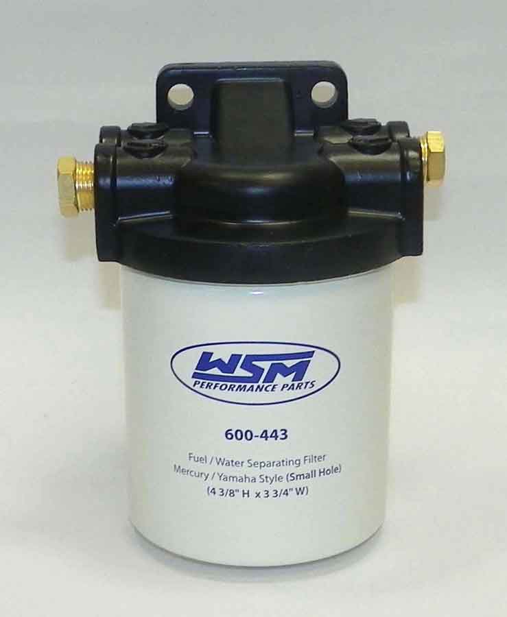 WSM Fuel / Water Separator Kit Mercury / Yamaha 21 Micron 3 / 8 NPT ...