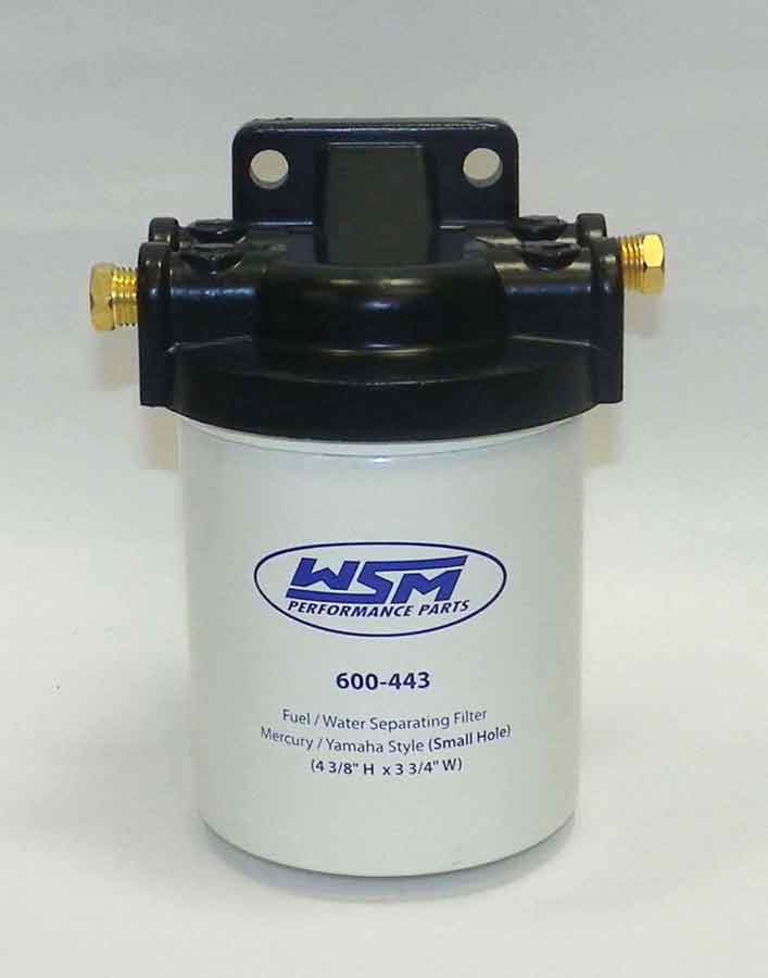 WSM Fuel / Water Separator Kit Mercury / Yamaha 21 Micron 1 / 4 npt ...