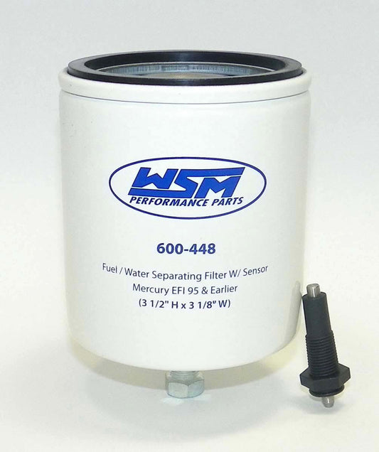 Fuel / Water Separator Mercury / Mariner 150 - 250 Hp 10 Micron w/ Electric Sensor OEM# 14571A1,