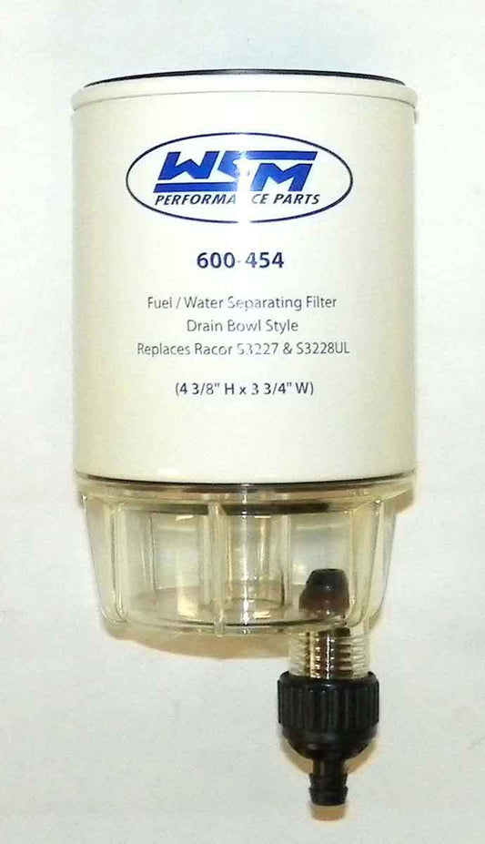 Filter, Water Separator Mercury / Honda / Suzuki / Yamaha w/Clear Drain Bowl