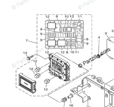 Starter Relay - Yamaha OEM 6EX-8195A-00