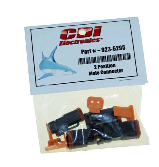 Deutsch Plug, 3-Pin Male Connector W/Locking Wedge SKU: 923-4685